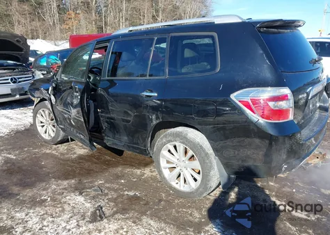 2009 Toyota Highlander Hybrid Limited z USA, uszkodzony, nr VIN JTEEW44A592029859
